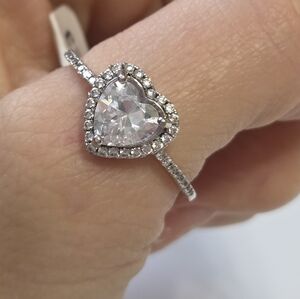 NWT Heart Ring💖 Sz 10 Love, Valentines Day, Sz 10 Rare Charmed Aroma Romantic